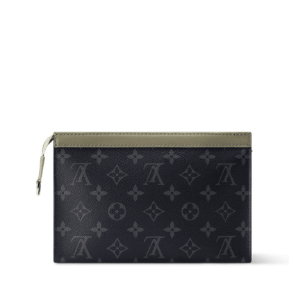 Men's Gaston Wearable Wallet Monogram Eclipse Khaki