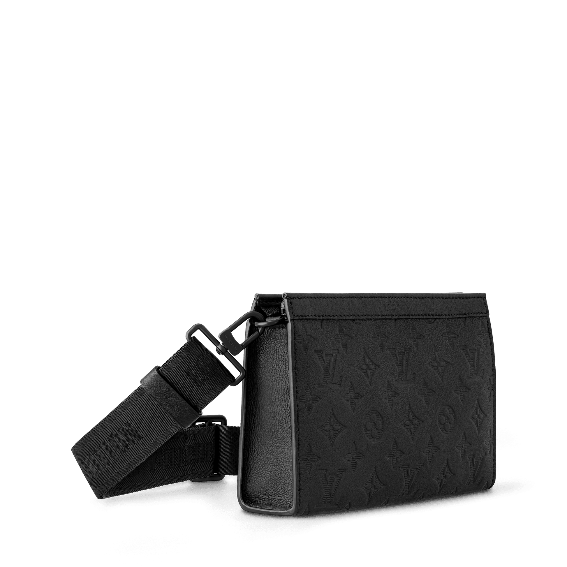 Men's Gaston Wearable Wallet Monogram Shadow Black