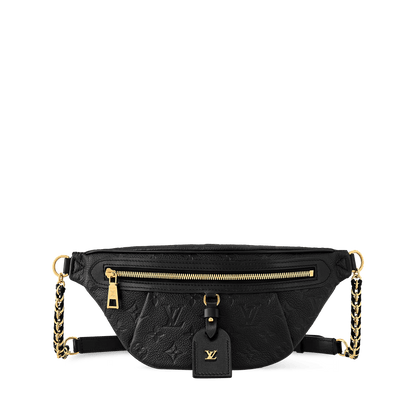 High Rise PM Monogram Empreinte Leather Black Gold-Toned Hardware