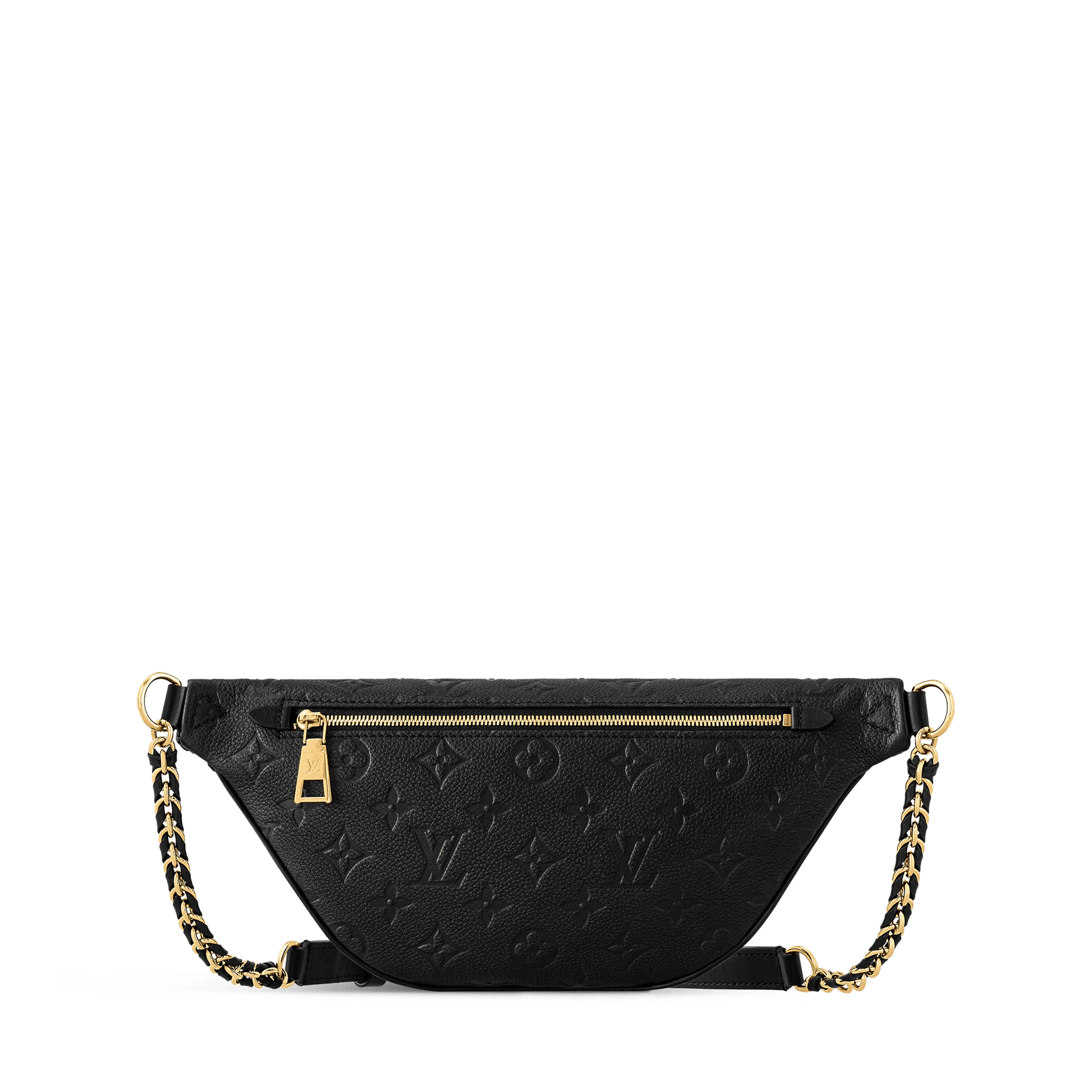 Women's High Rise PM Black Monogram Empreinte Leather Bumbag M14353