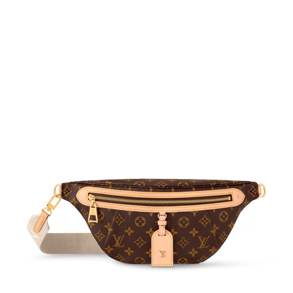 High Rise Bumbag Monogram Coated Canvas Gold-Color Hardware