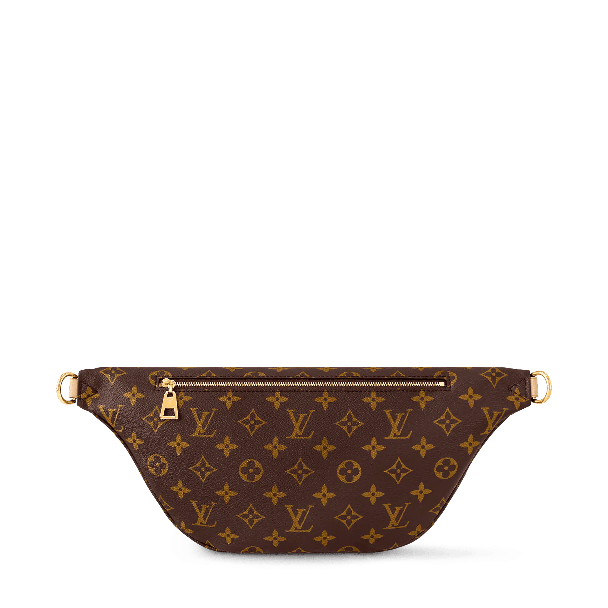 High Rise Bumbag Monogram Coated Canvas Gold-Color Hardware