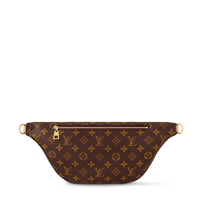 High Rise Bumbag Monogram Coated Canvas Gold-Color Hardware