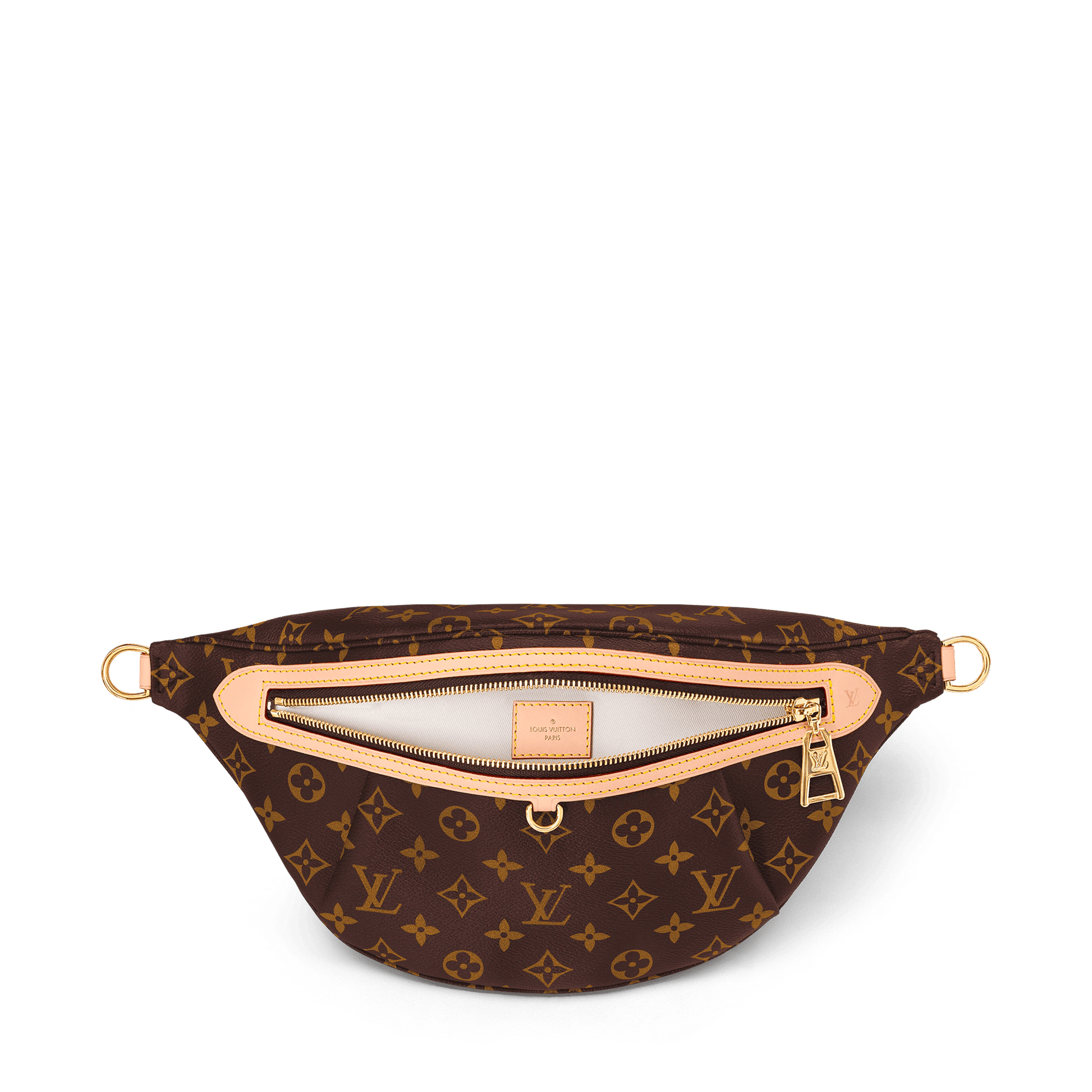 High Rise Bumbag Monogram Coated Canvas Gold-Color Hardware