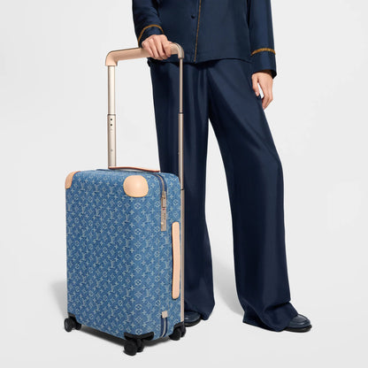 Horizon 55 Rolling Luggage Monogram Denim Blue M28386