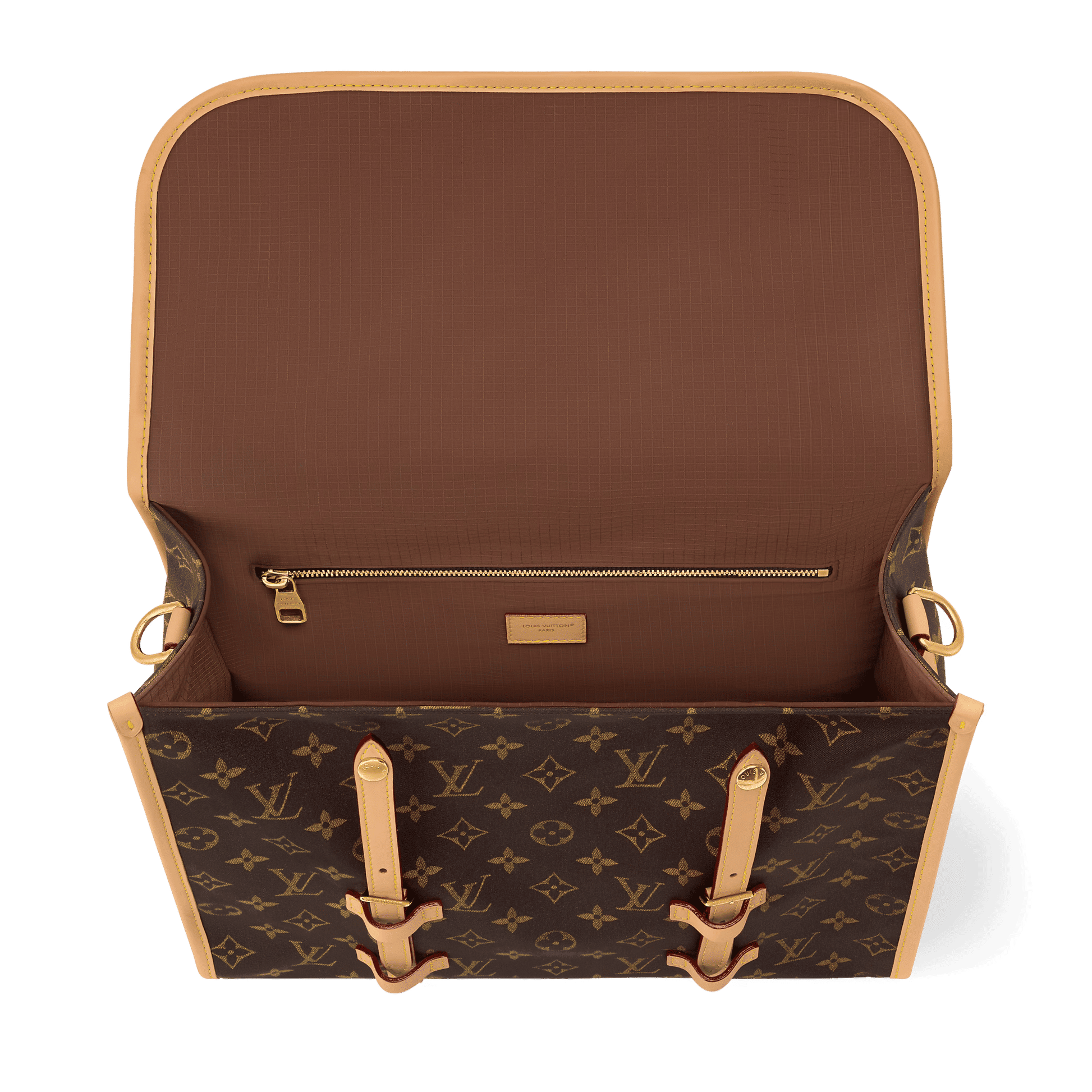 Jet Lag Bag MM Monogram Silk Tech Gold-Toned Hardware