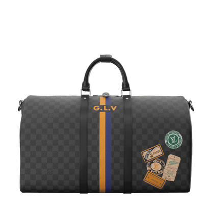 Keepall 50 Mon Monogram Damier Graphite P01967