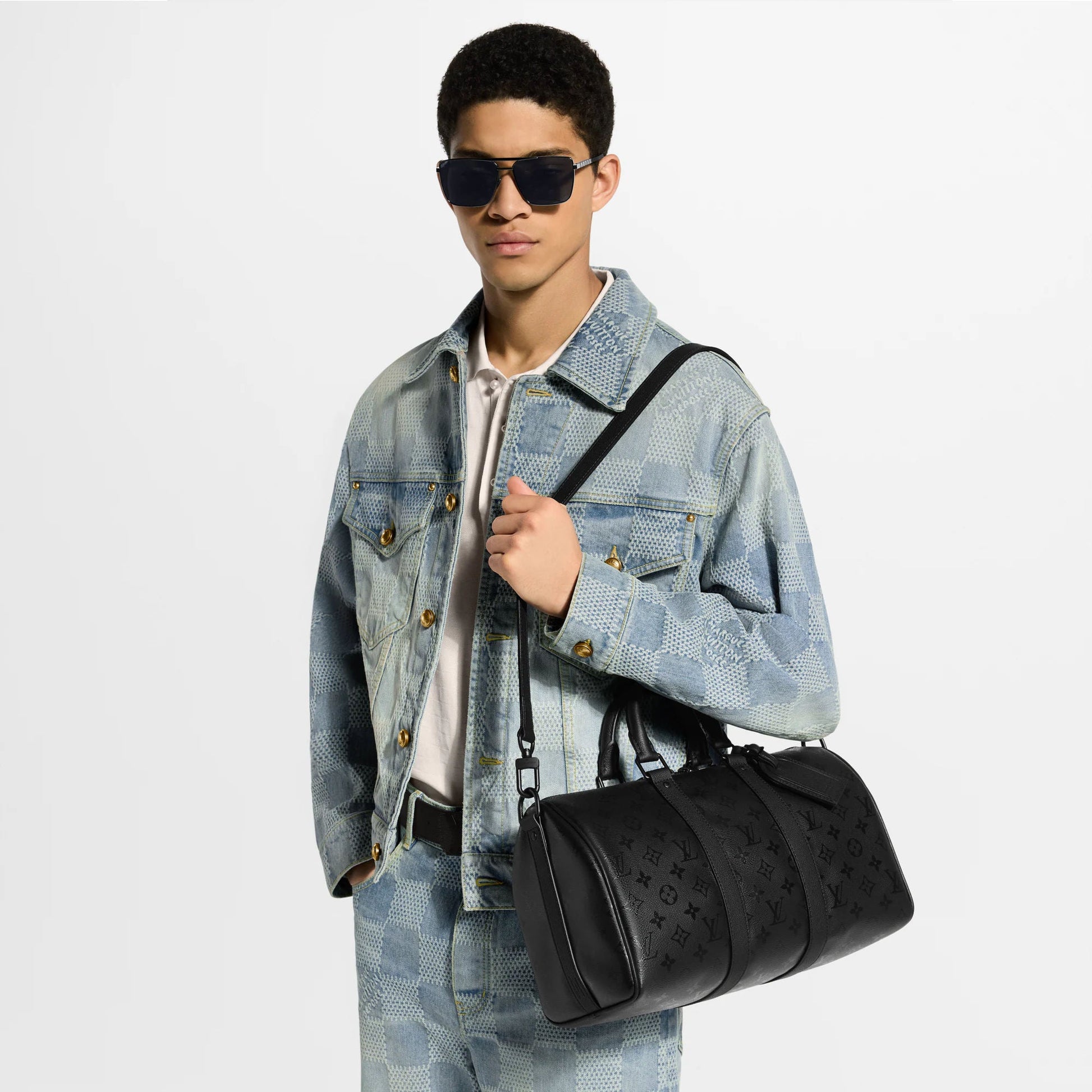 Men's Keepall Bandoulière 35 Monogram Midnight