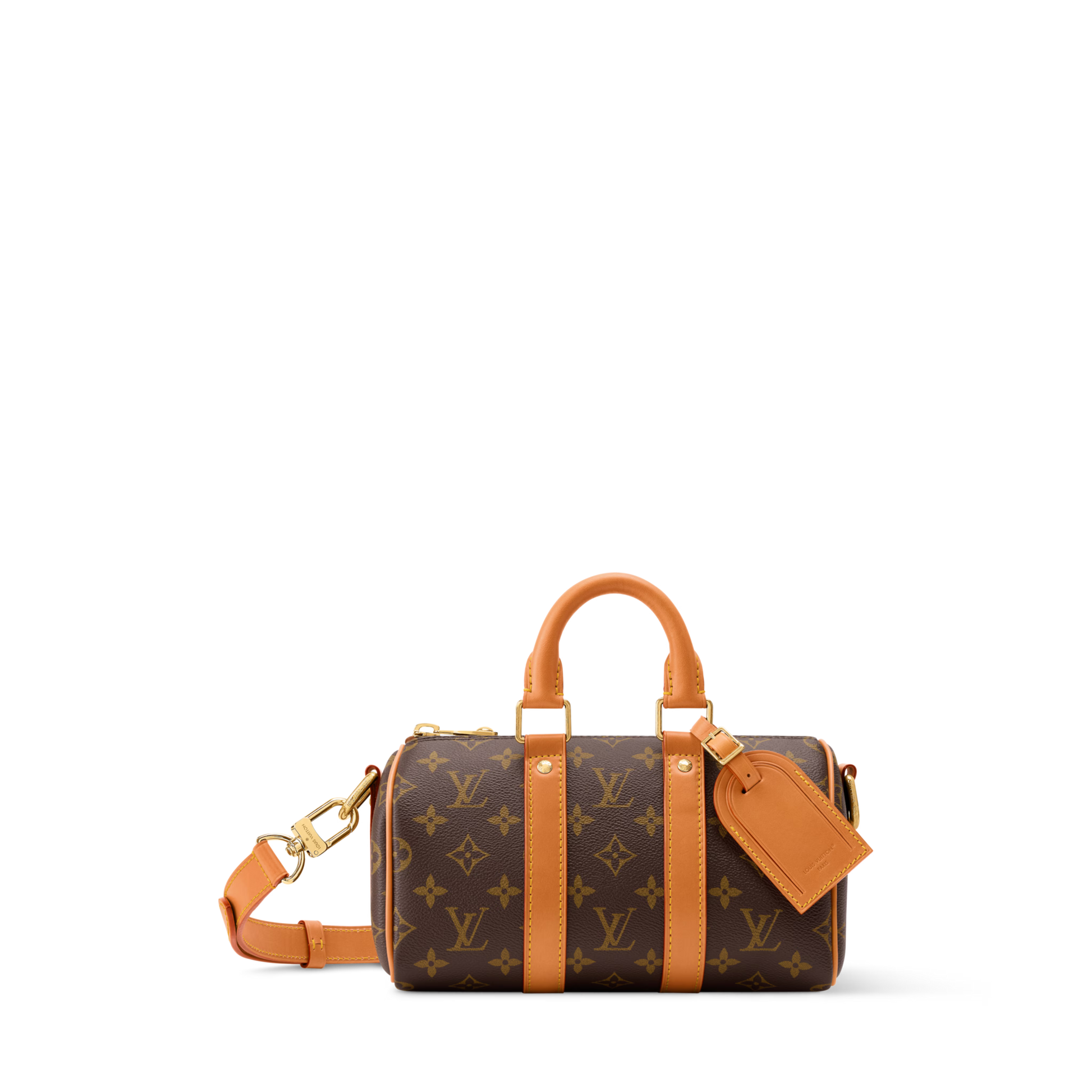 Keepall Bandoulière 25 Monogram Archive Canvas Gold-Toned Hardware