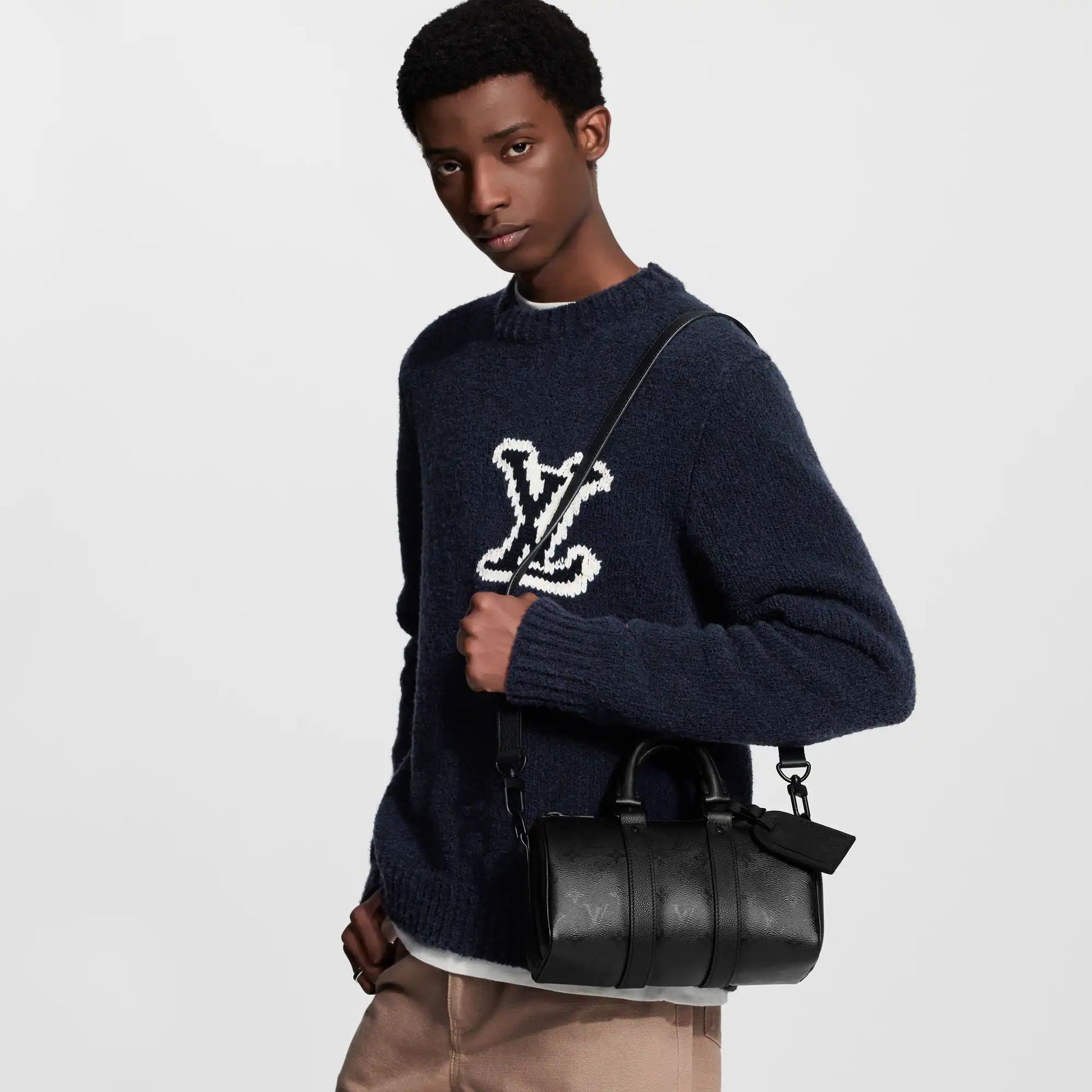 Men's Keepall 25 Bandoulière Bag Black