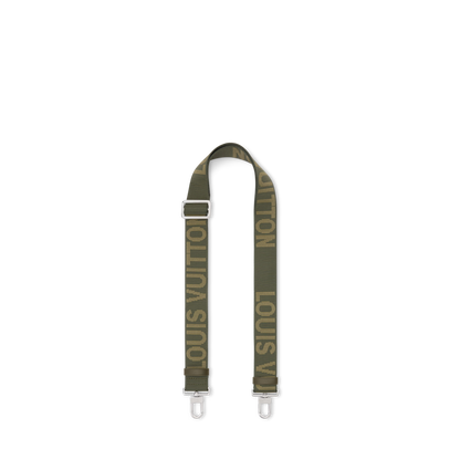 Keepall Bandoulière 25 Monogram Eclipse Canvas Khaki Green Ruthenium Hardware