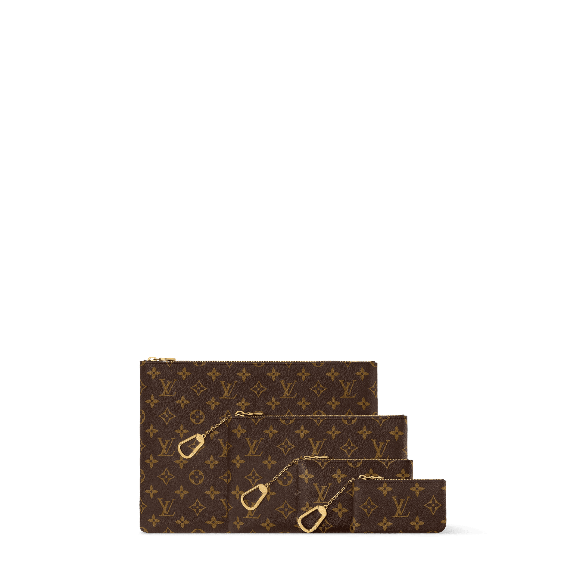 Women's Key Pouch Monogram Coated Canvas Card Holder M62650