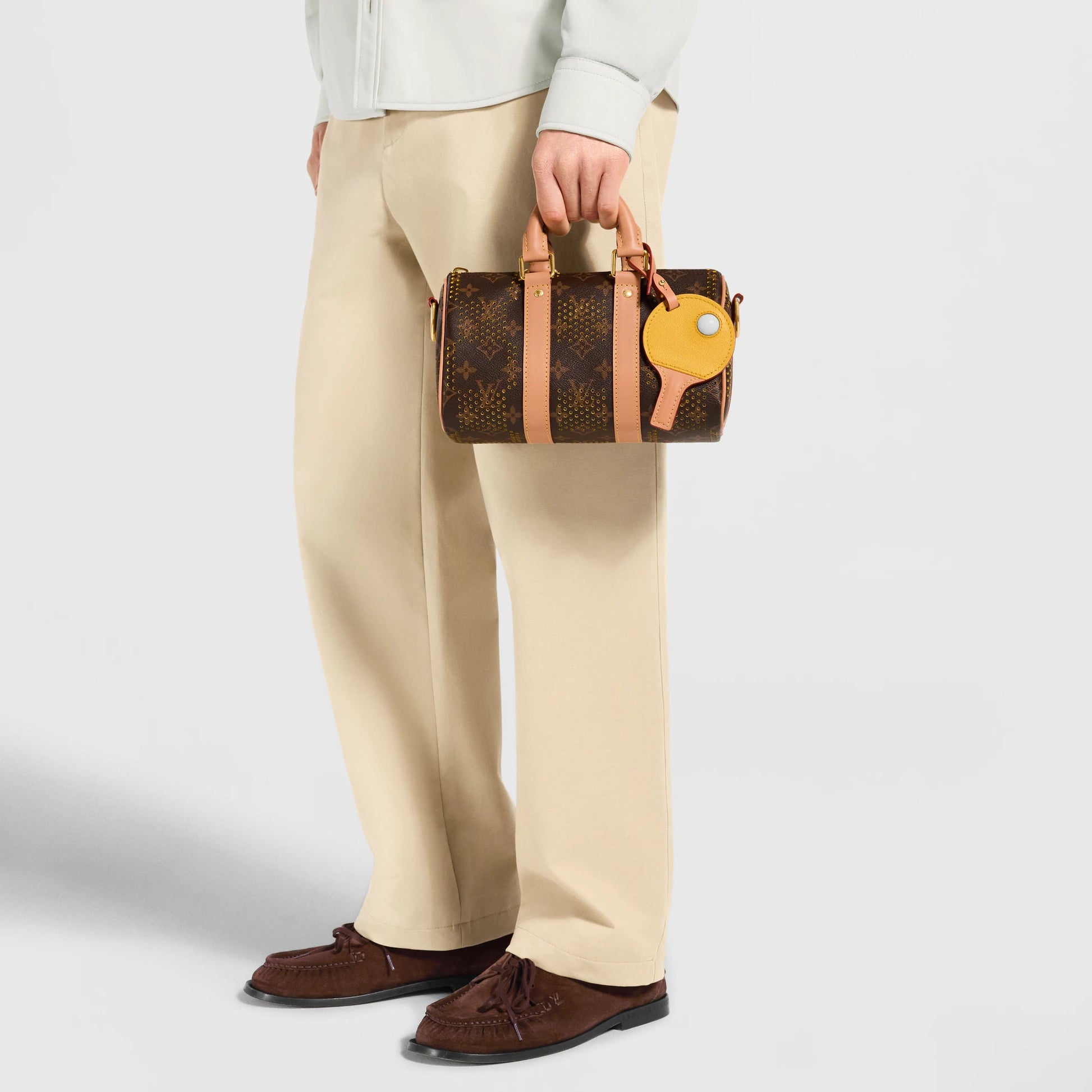 Men's Keepall 25 Bandoulière Bag Jaune Mat
