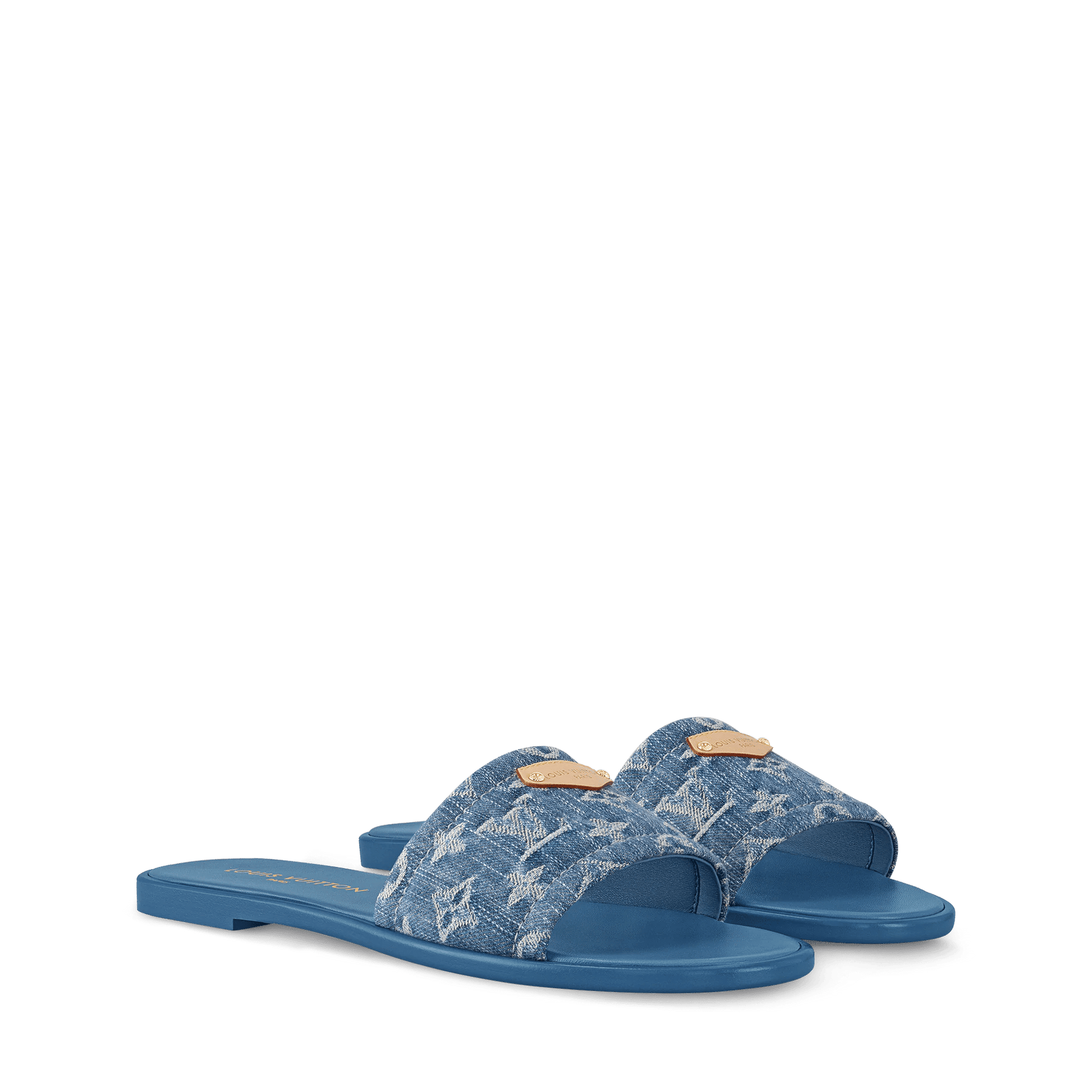 Women's Lily Flat Mule Blue 1AGX78