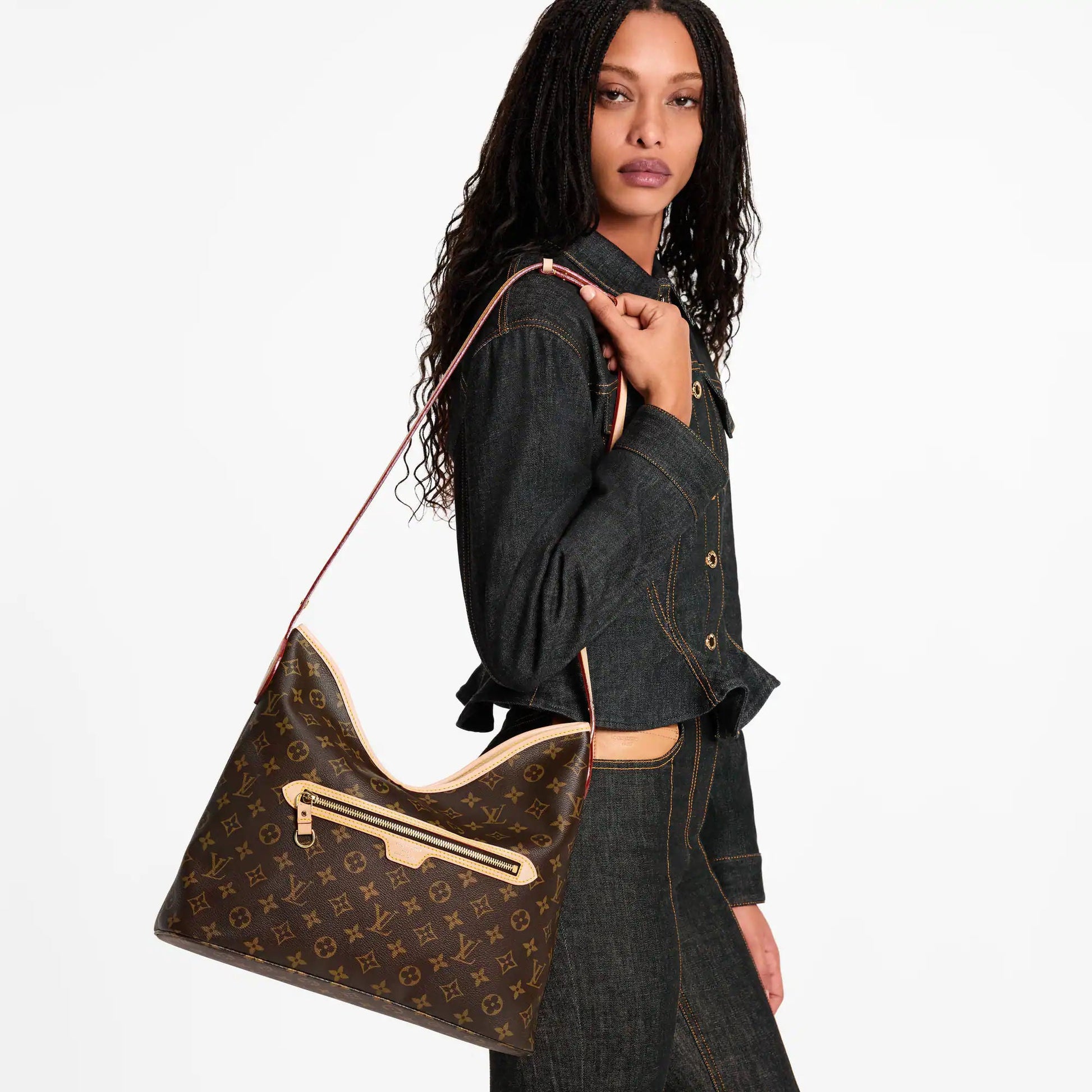 Women's Lineup MM Monogram Canvas Tote Bag