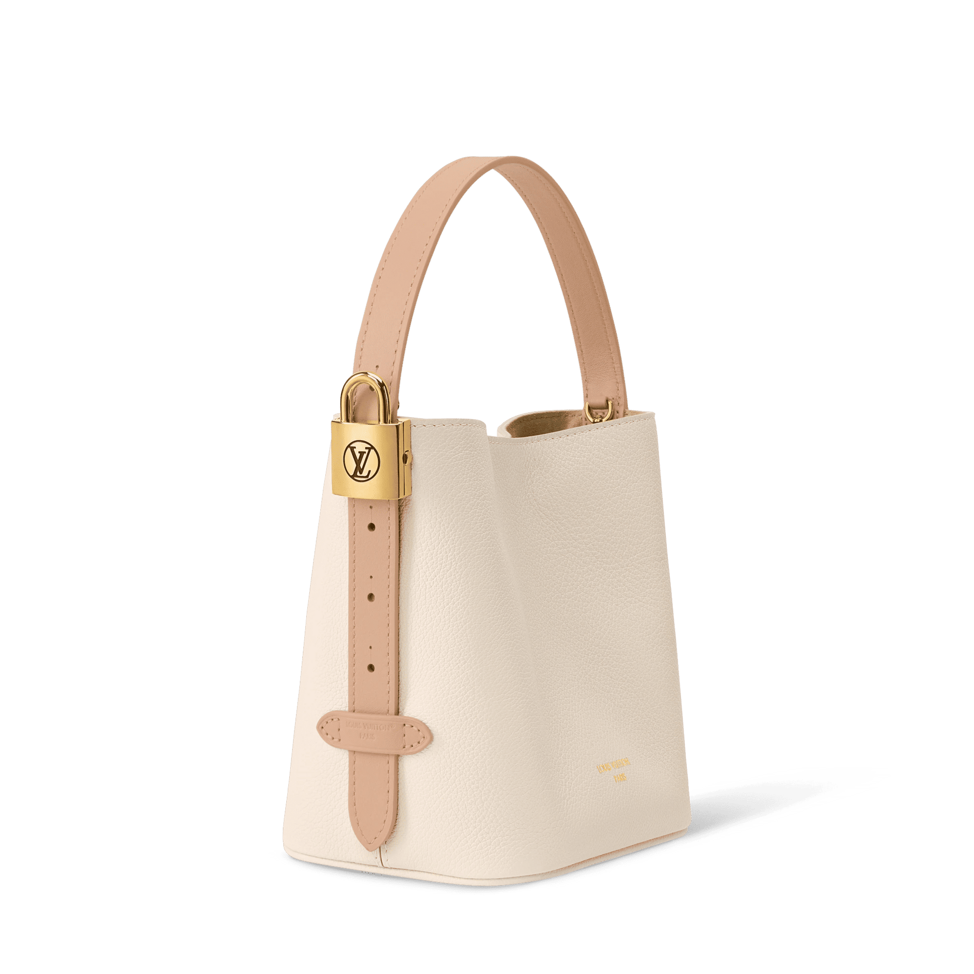 All In BB Calfskin Leather Bicolor Quartz Hazelnut Aged Gold-Toned Hardware