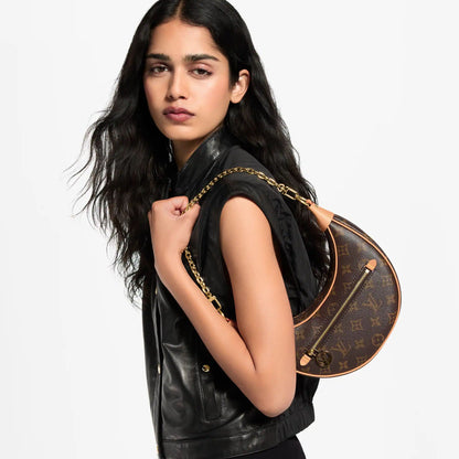 Women's Loop Monogram Coated Canvas Shoulder Bag M81098