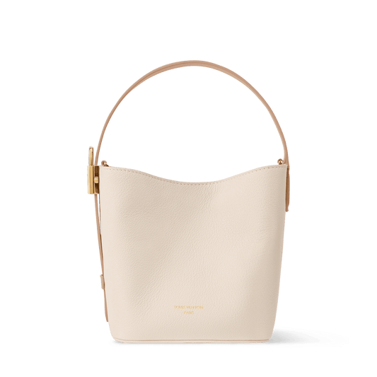 All In BB Calfskin Leather Bicolor Quartz Hazelnut Aged Gold-Toned Hardware