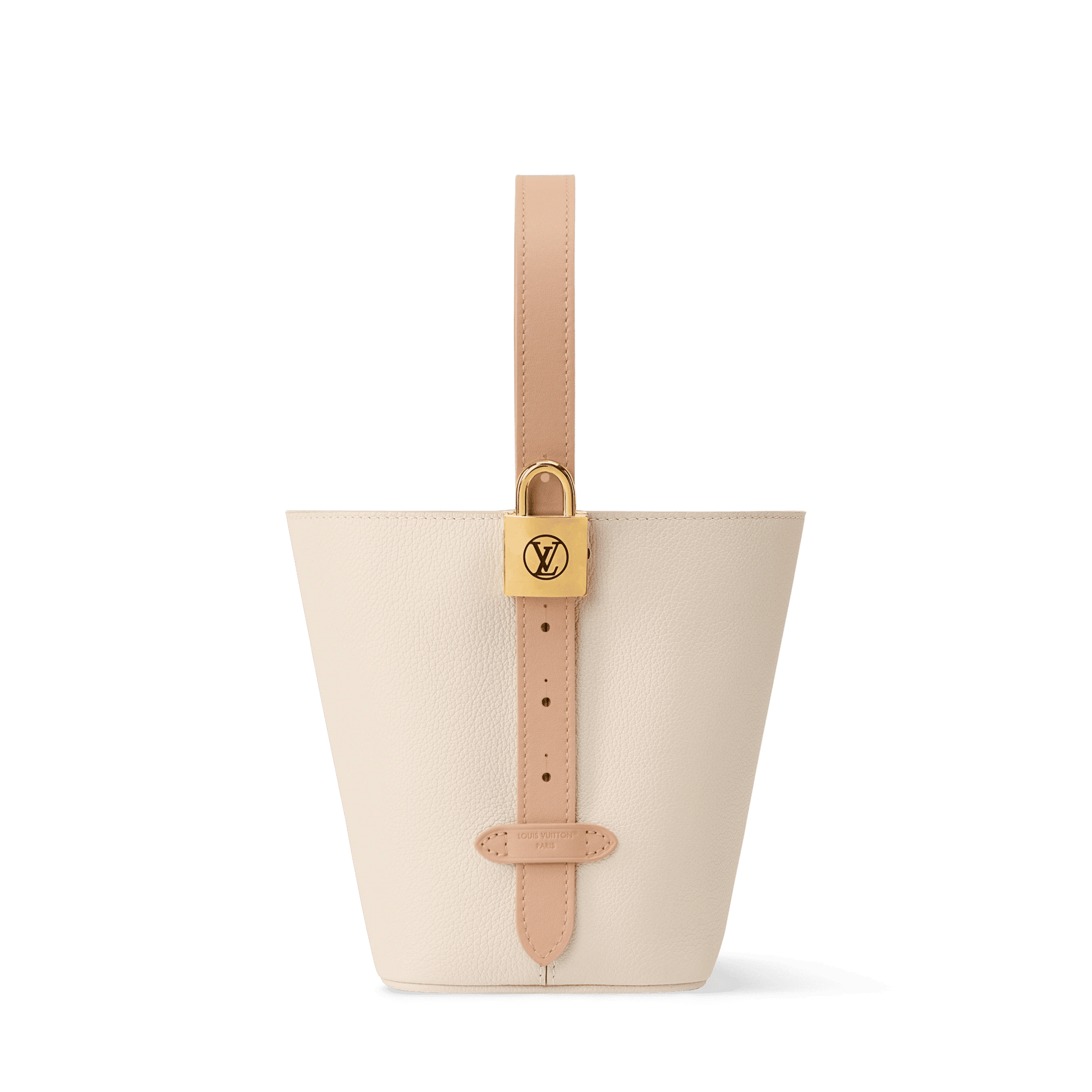 All In BB Calfskin Leather Bicolor Quartz Hazelnut Aged Gold-Toned Hardware