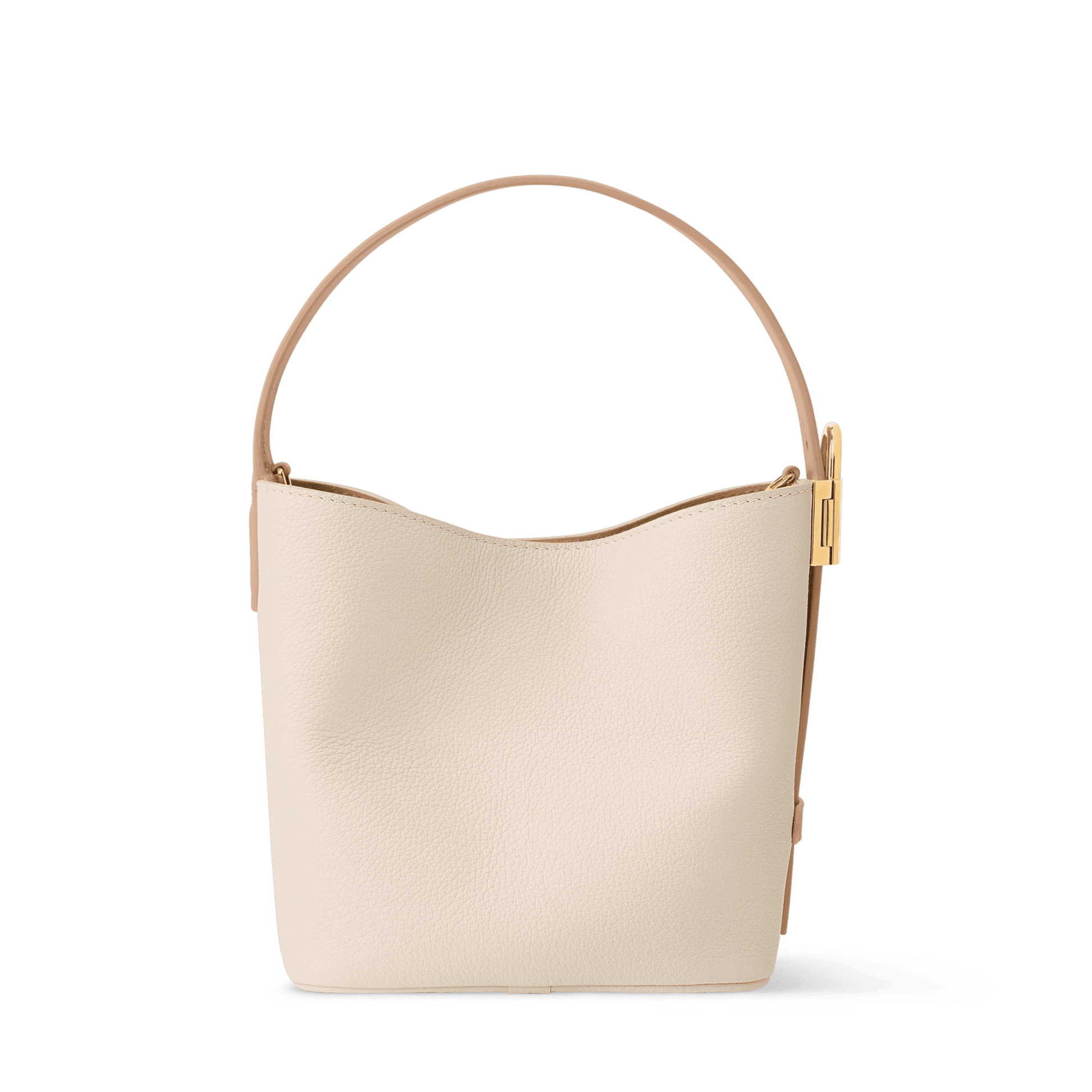 All In BB Calfskin Leather Bicolor Quartz Hazelnut Aged Gold-Toned Hardware