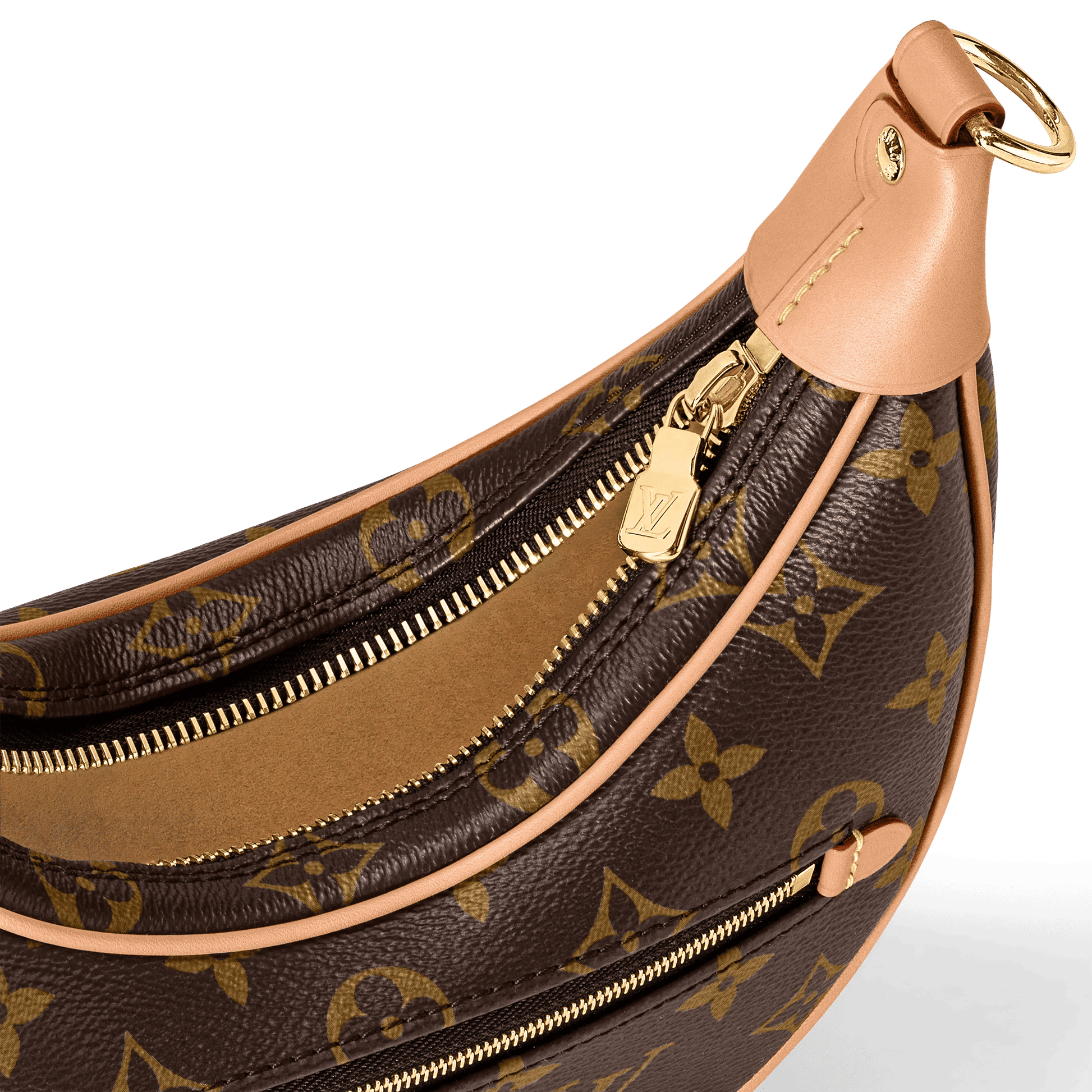 Women's Loop Monogram Coated Canvas Shoulder Bag M81098