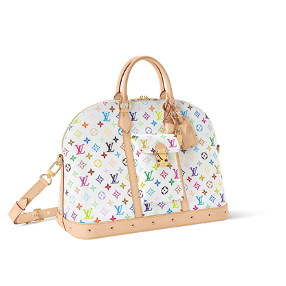Alma Travel Bag Monogram Multicolore Blanc M27901