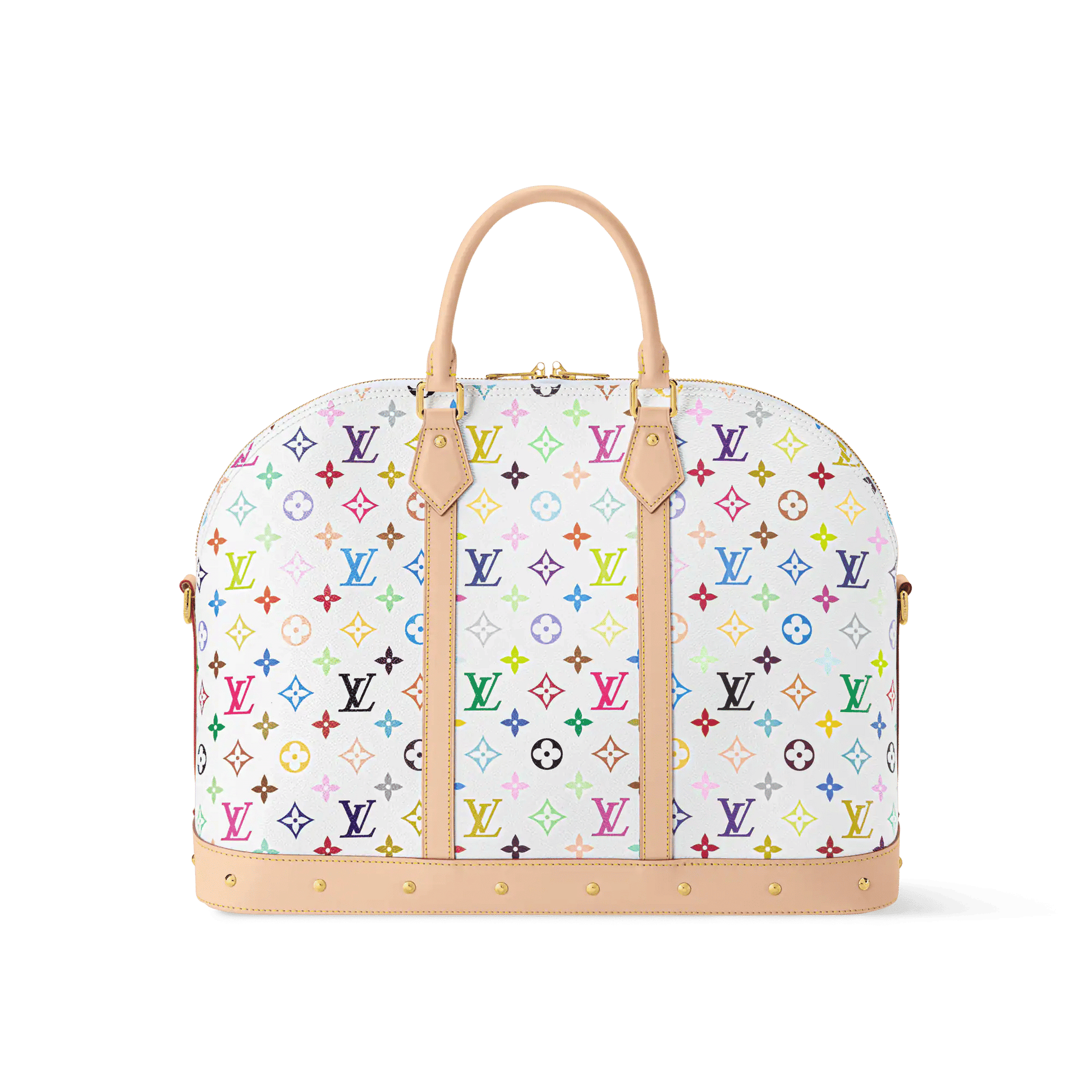Alma Travel Bag Monogram Multicolore Blanc M27901