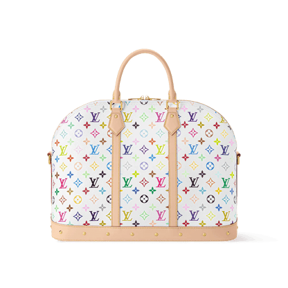 Alma Travel Bag Monogram Multicolore Blanc M27901