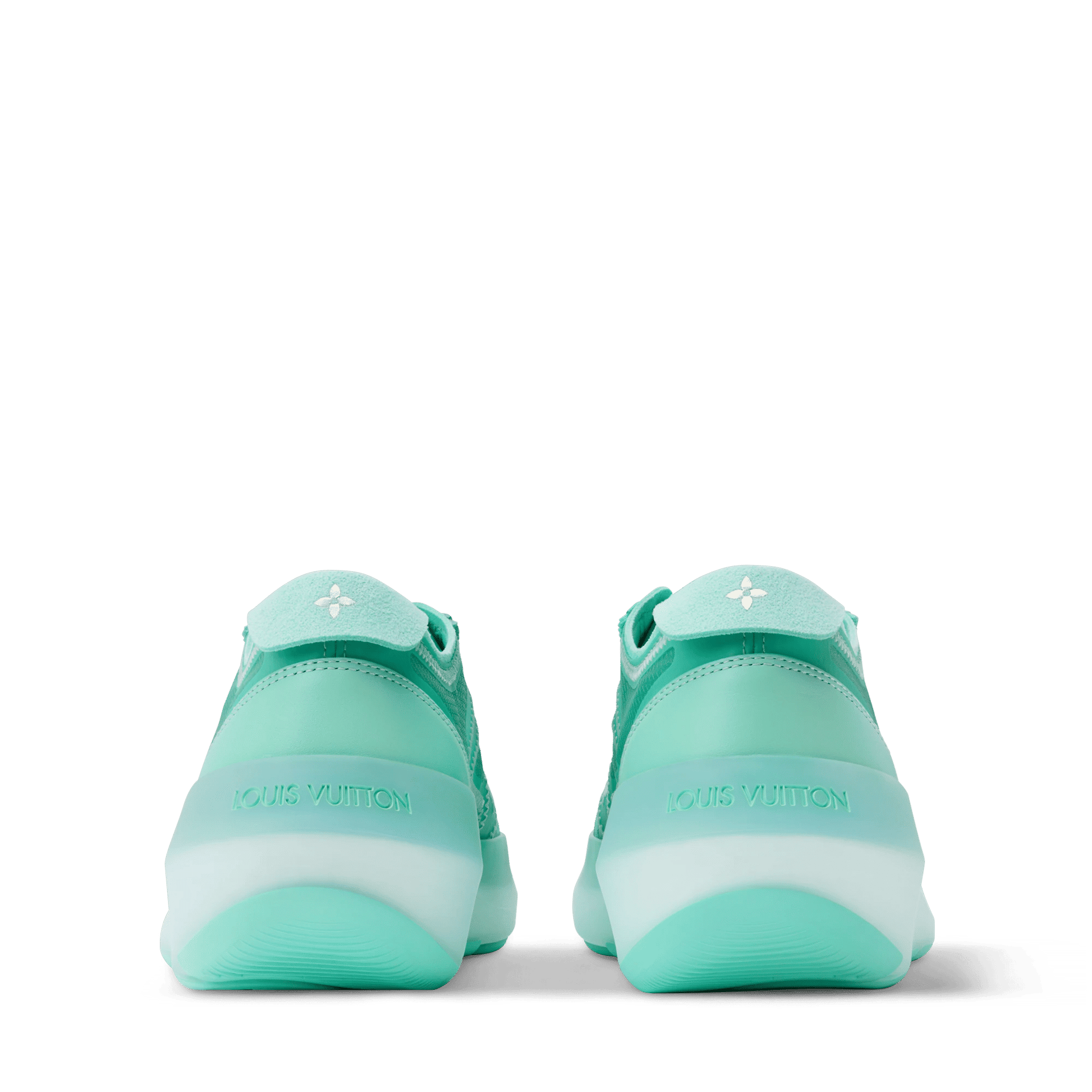 Women's LV Sprint Water Green Technical Sneaker 1AJMAT