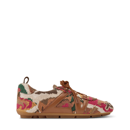 Women's LV Sneakerina Brown Tapestry Sneaker 1AJYFM