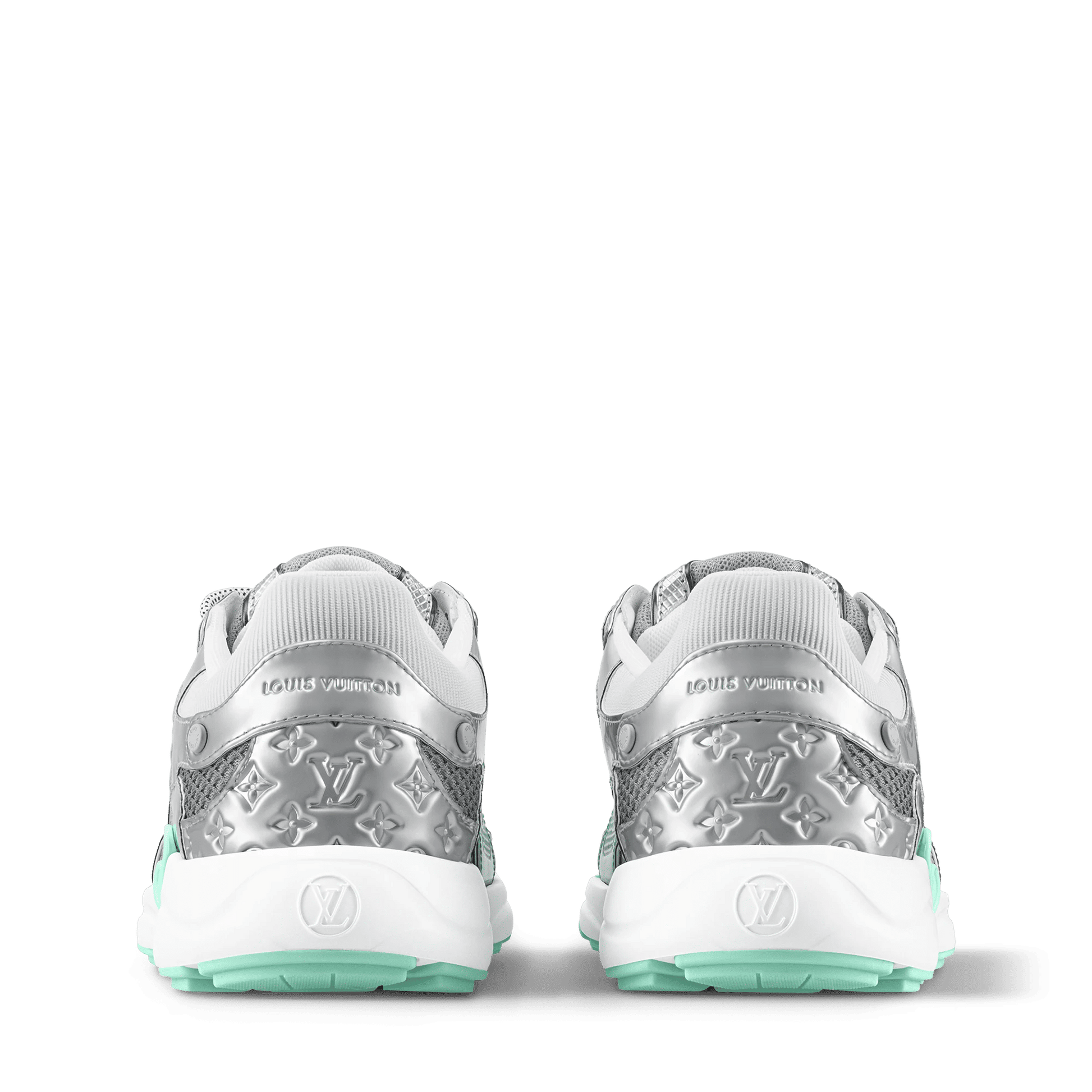 Women's LV Olympia Water Green Technical Sneaker 1AHOLH