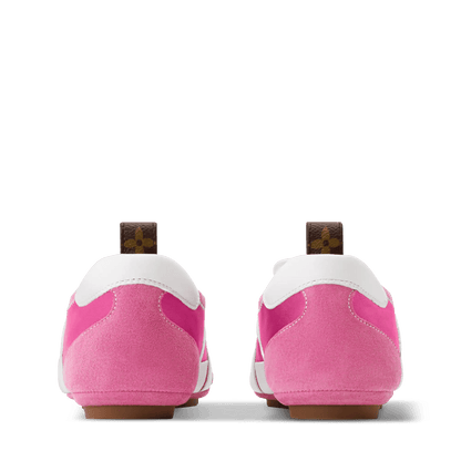 Women's LV Sneakerina Pink Technical Satin Sneaker 1AJJXG