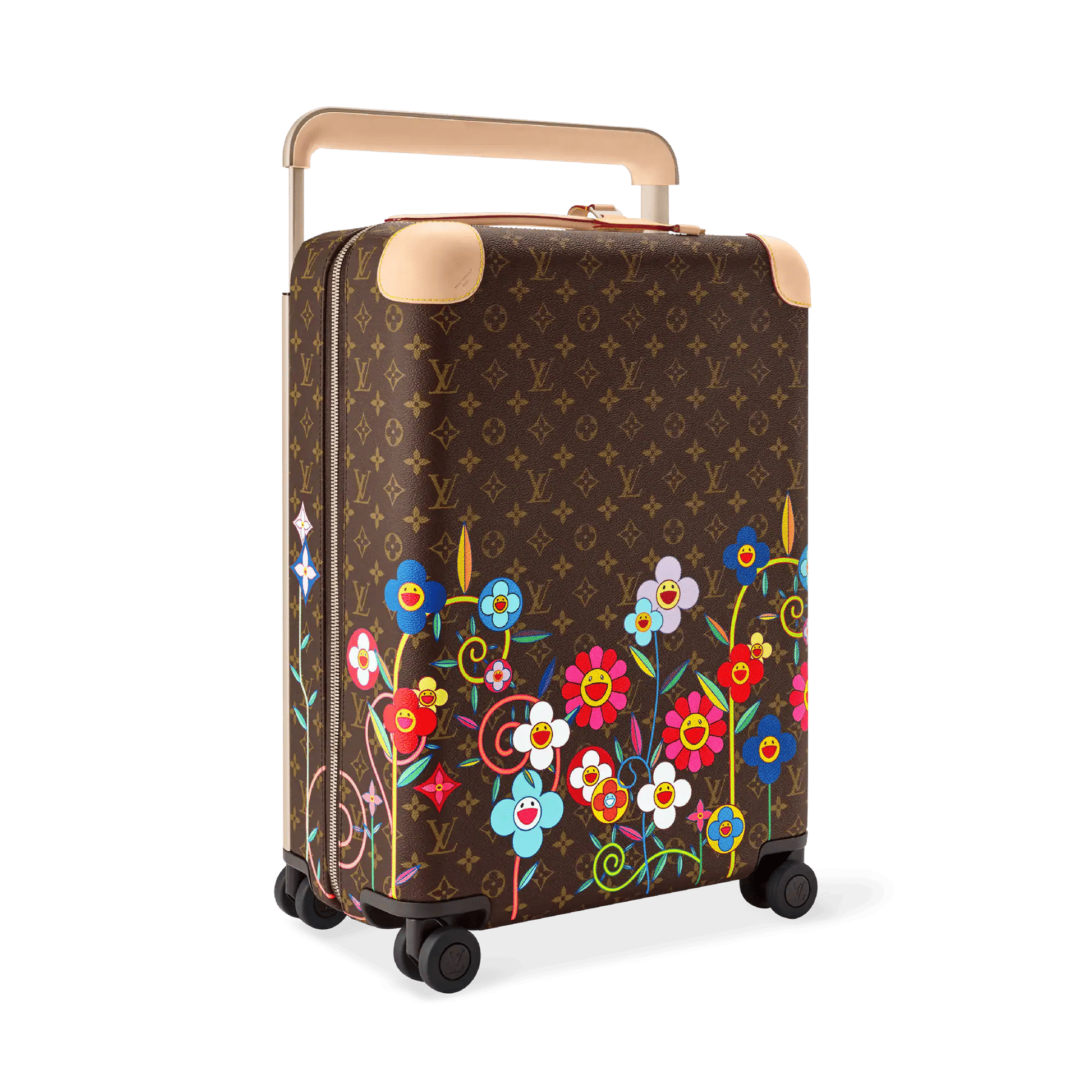 Horizon 55 Rolling Suitcase Monogram Garden M28237
