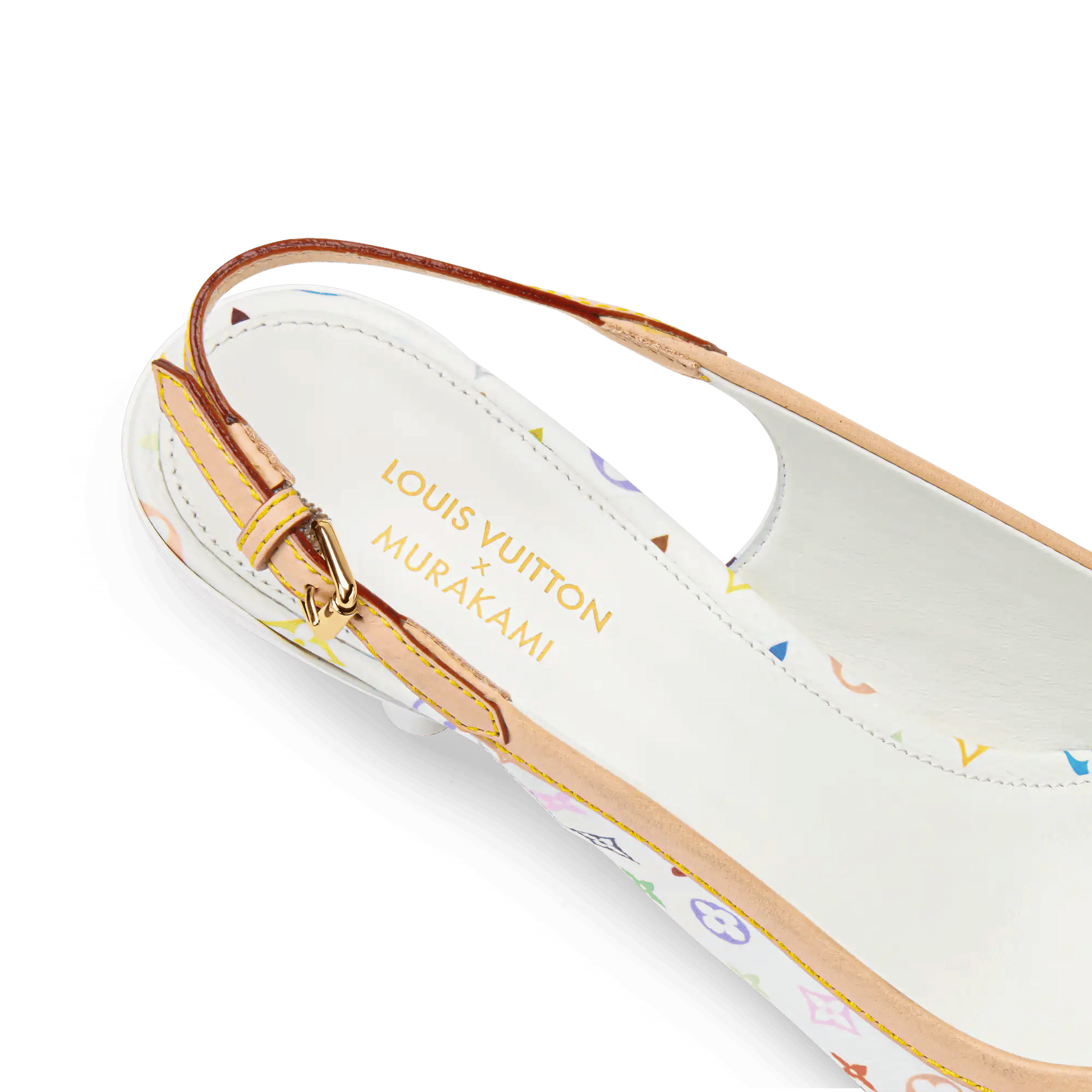 Women's 6AM Slingback Pump Monogram Multicolore Canvas 1AJKUU