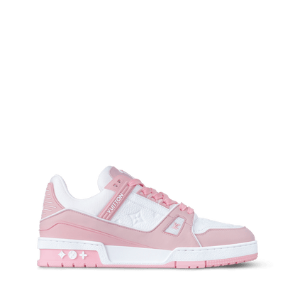 Women's LV Trainer Sneaker Pink 1AGZCL