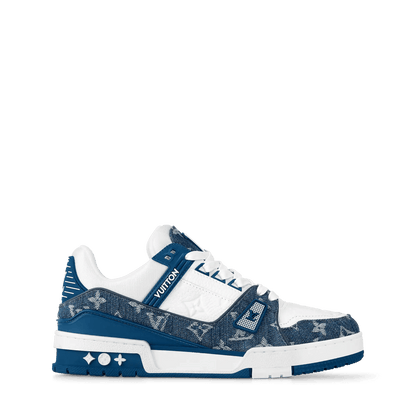 Women's LV Trainer Sneaker Light Blue 1AC2AO
