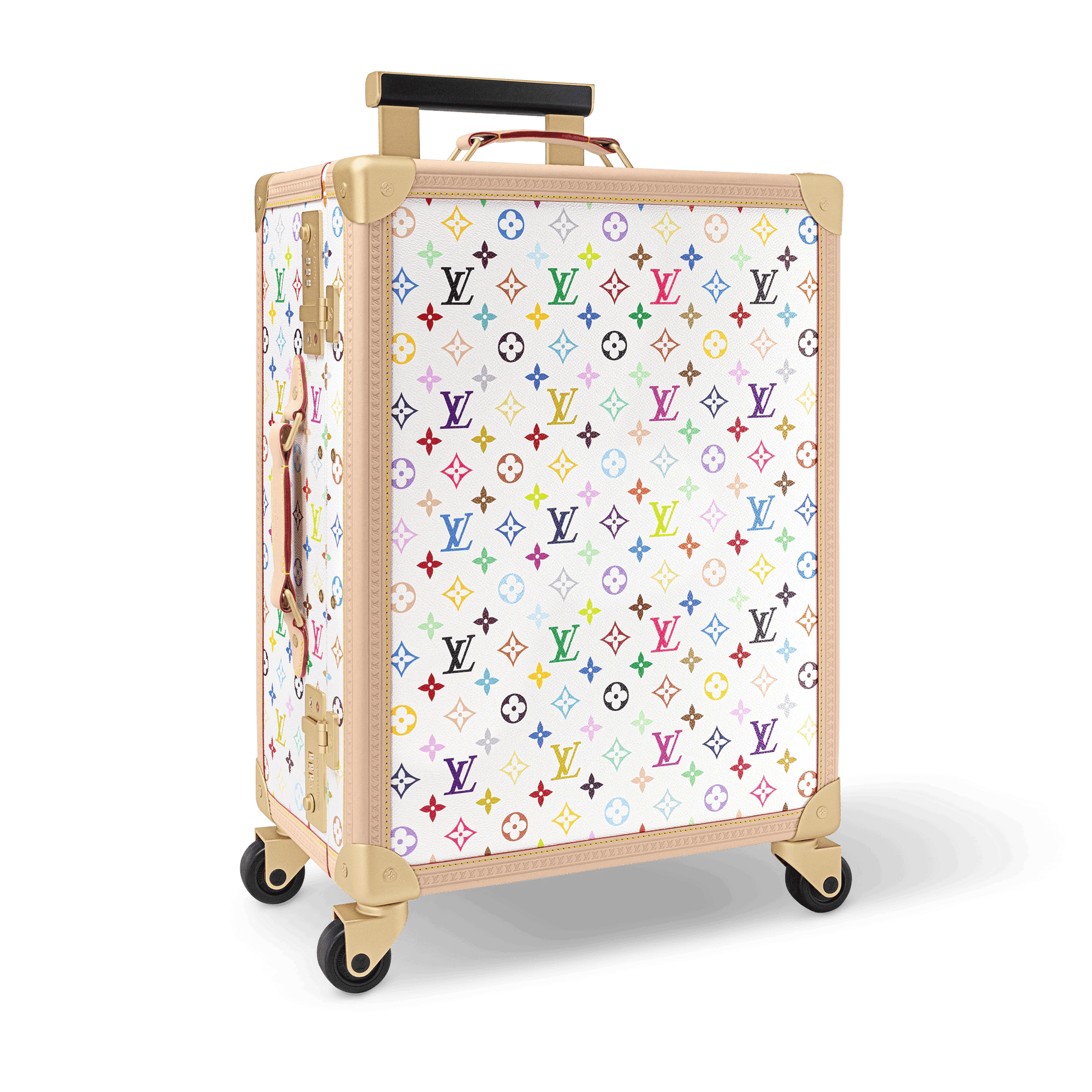 Rolling Trunk Cabin Multicolored Monogram M13740