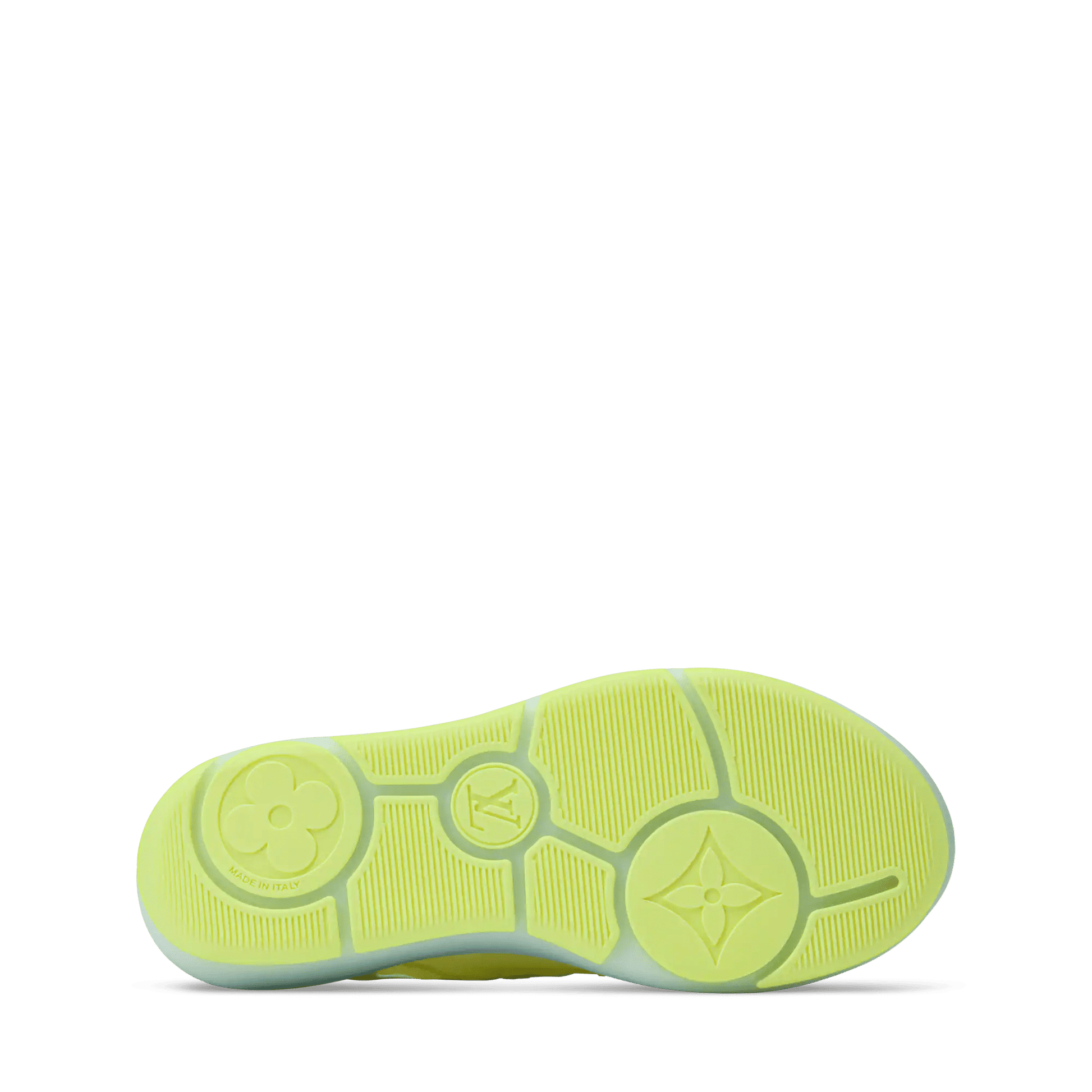 Women's LV Sprint Yellow Technical Mesh Sneaker 1AJOYK