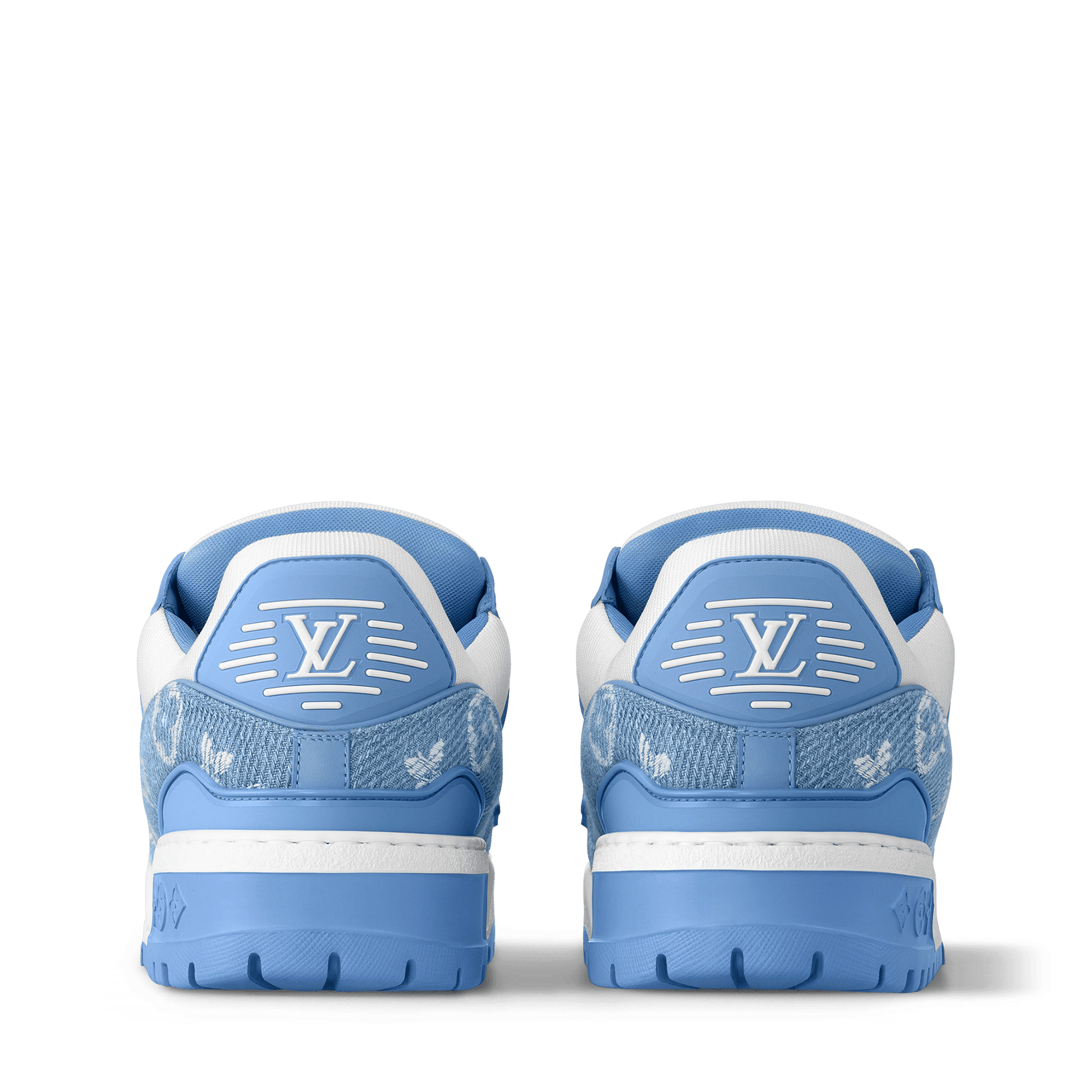 Women's LV Trainer Maxi Sneaker Blue 1AGZC4