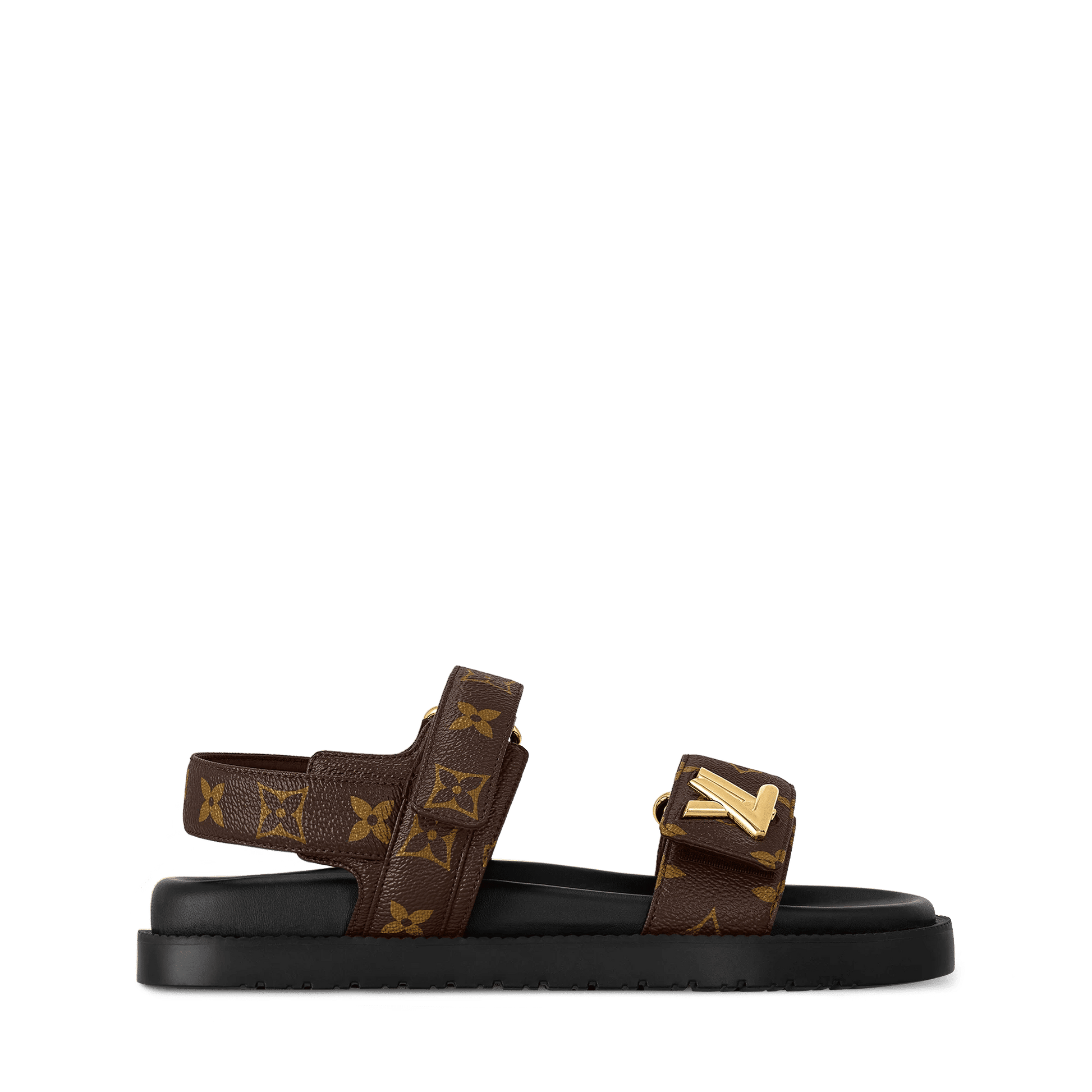 Women's LV Sunset Flat Comfort Sandal Cacao 1ACL9C
