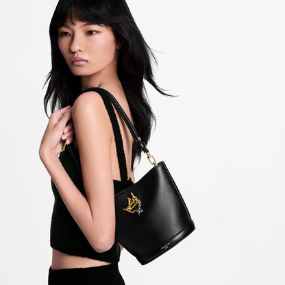 Women's LV Bloom Mini Hobo Smooth Calfskin Leather Shoulder Bag M27260
