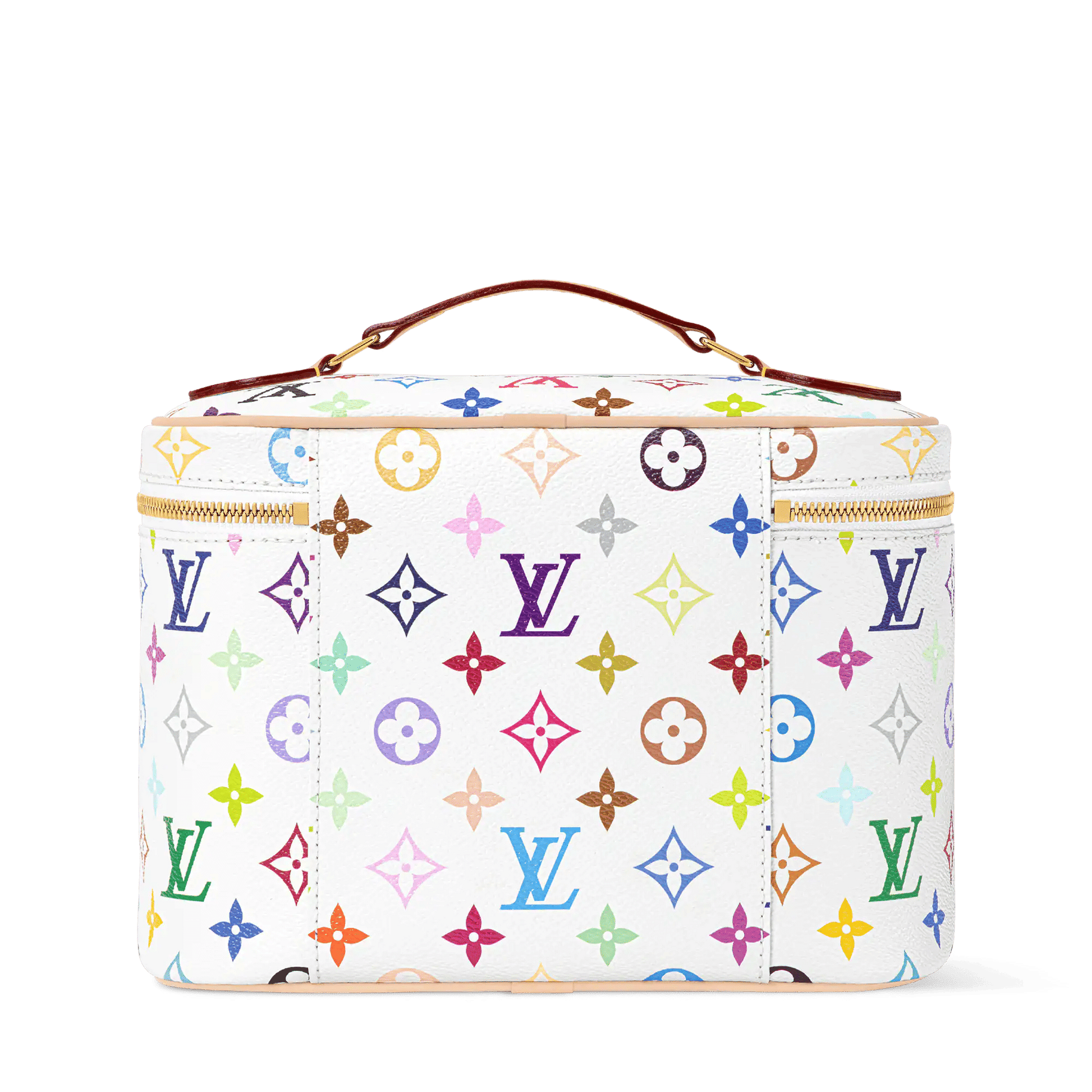 Nice BB Vanity Case Monogram Multicolore Blanc M28340