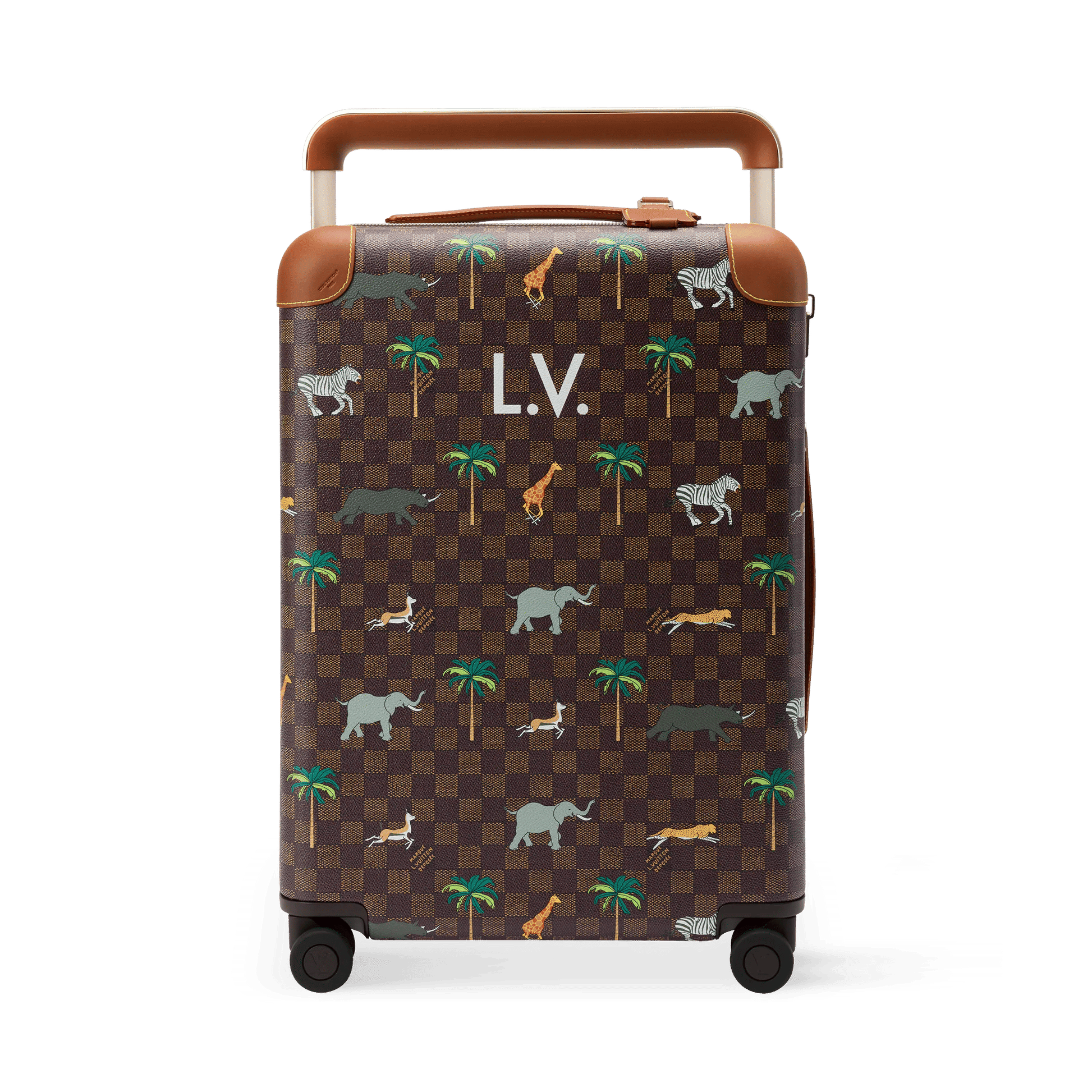 Horizon 55 Rolling Suitcase Damier Ebene Heritage M28164