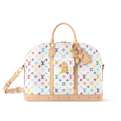 Alma Travel Bag Monogram Multicolore Blanc M27901