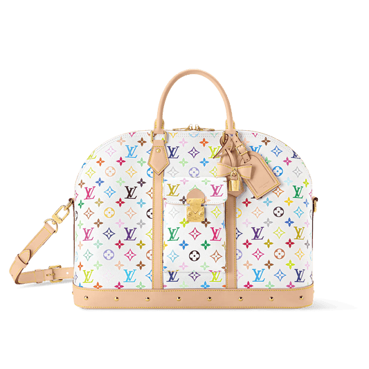 Alma Travel Bag Monogram Multicolore Blanc M27901
