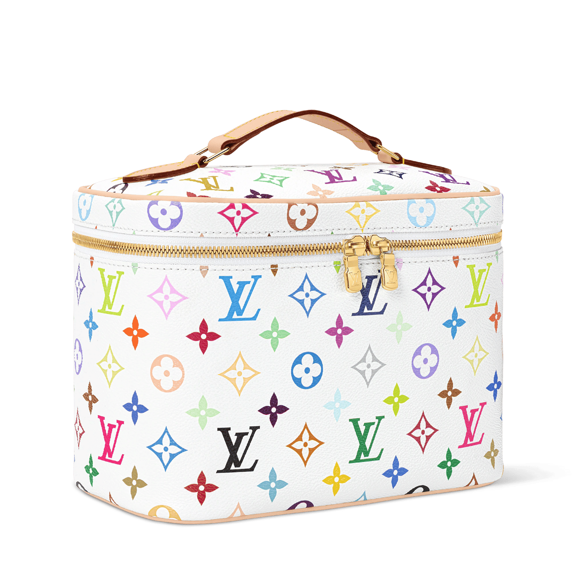 Nice BB Vanity Case Monogram Multicolore Blanc M28340