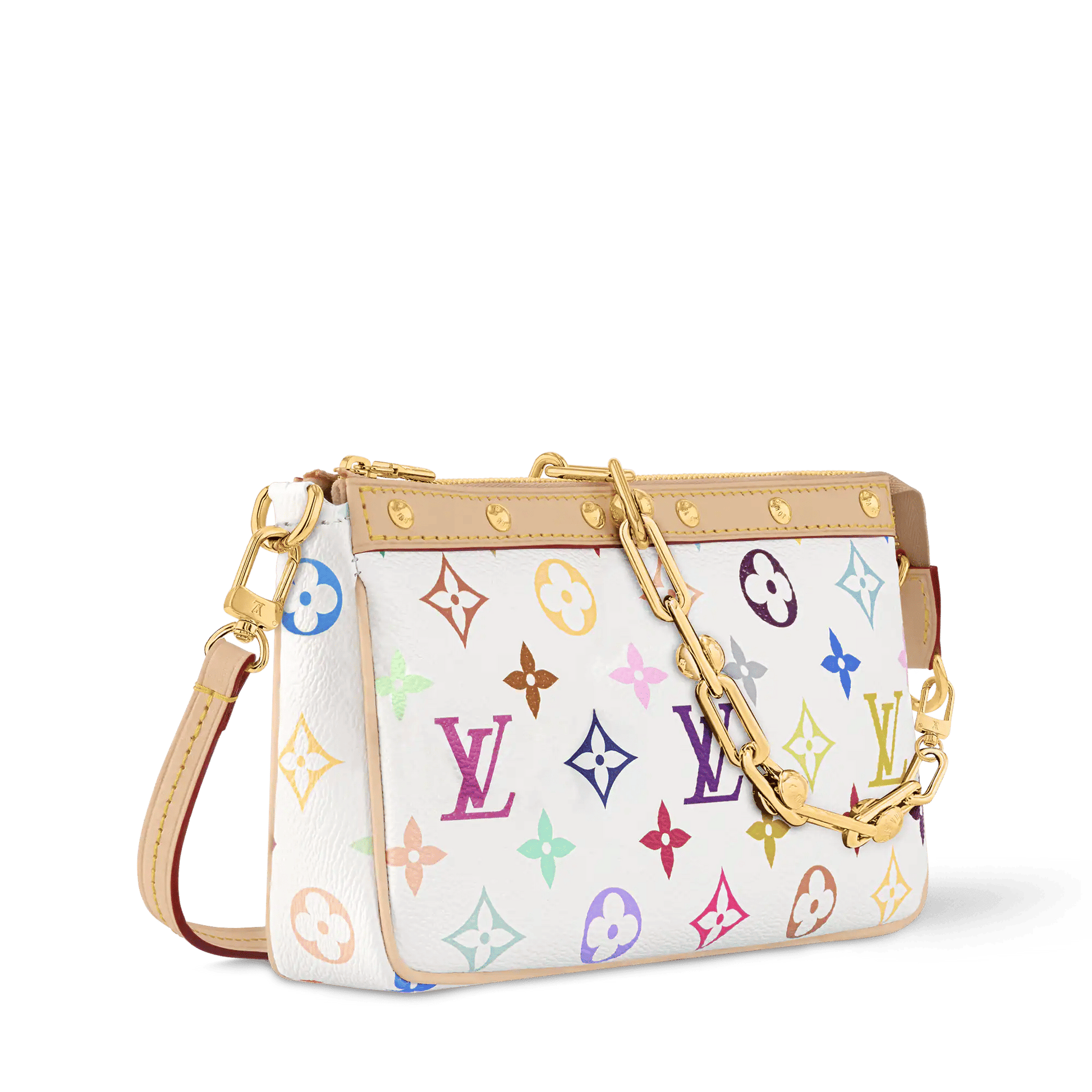 Women's LV x TM Pochette Accessoires Multicolore Blanc M13404