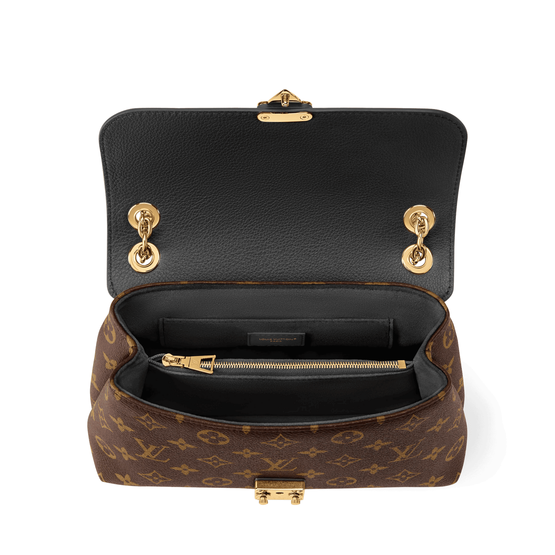 Women's Madeleine BB Monogram Black Leather Crossbody Bag M28424