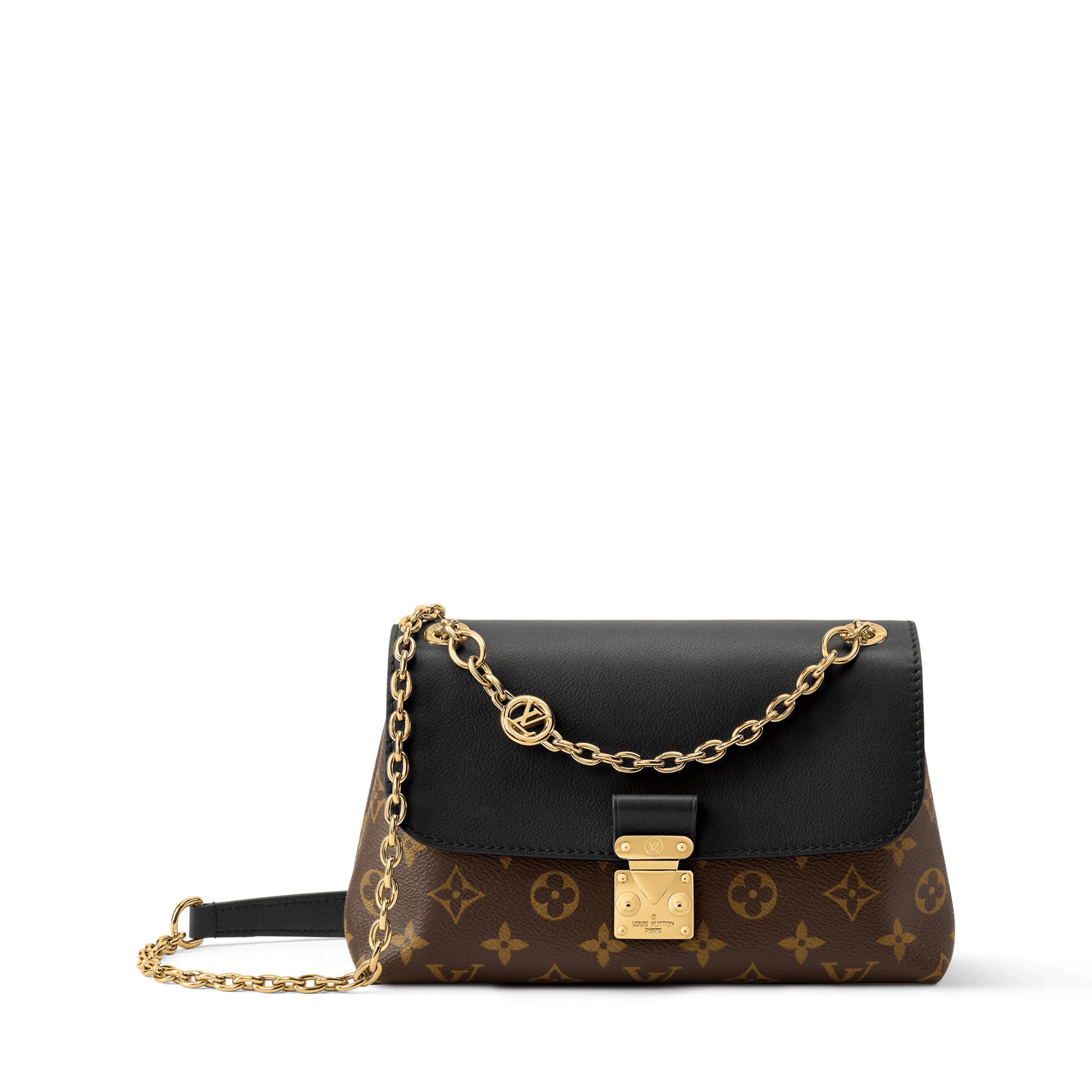Women's Madeleine BB Monogram Black Leather Crossbody Bag M28424