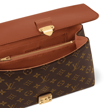 Women's Madeleine PM Monogram Cognac Canvas Shoulder Bag